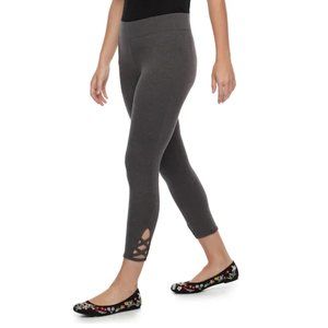 Petite SONOMA Goods for Life Crisscross Capri Leggings